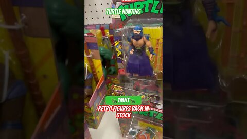 Turtle Hunting 🐢TMNT🐢 Retro Figures Back In Stock #toys #channel #tmnt #toyhunt #shortvideo