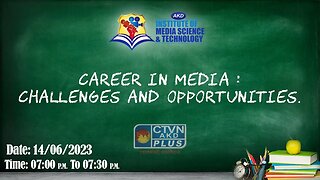 AKD INSTITUTE & MEDIA SCIENCE CTVN 14_06_2023 - 07:00 PM