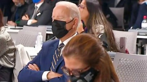 Watch Joe Biden Fall Asleep At The UN Climate Conference