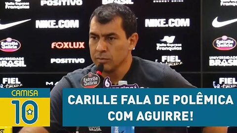 "Me assustei!" CARILLE fala de POLÊMICA com AGUIRRE!