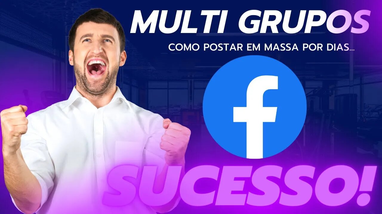 🔴 Como POSTAR AUTOMATICAMENTE em Grupos do Facebook POR DIAS sem se preocupar com BLOCK