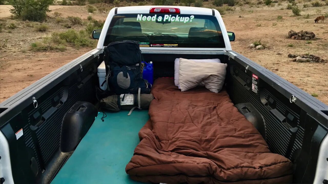 Truck Camping: Why I've been absent from YT for a few months...