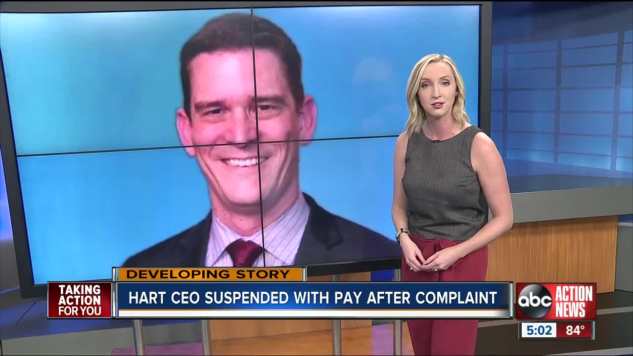 HART CEO suspended after complaint