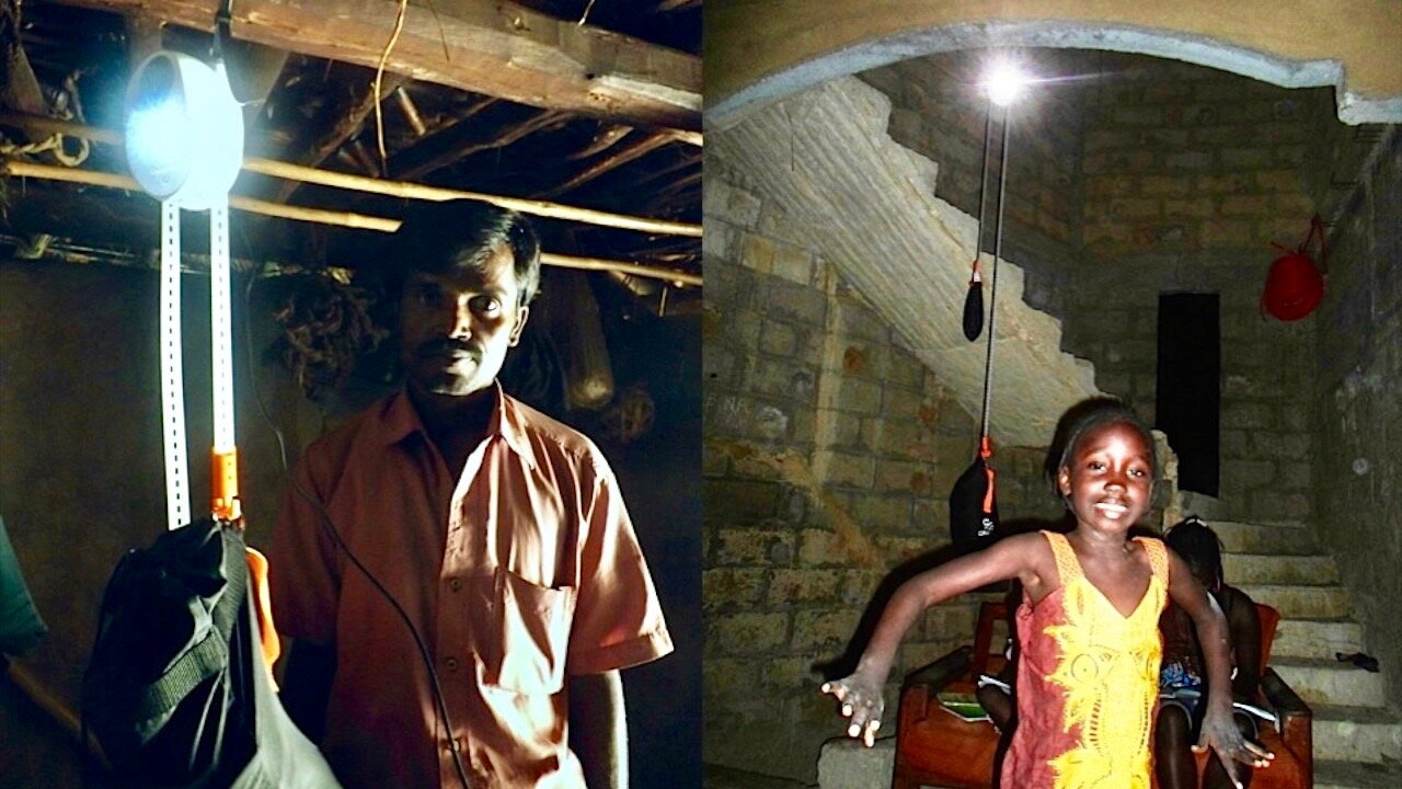 Light Bulb Powered Only By GRAVITY - 5 Times Brighter Than Kerosene Lamp