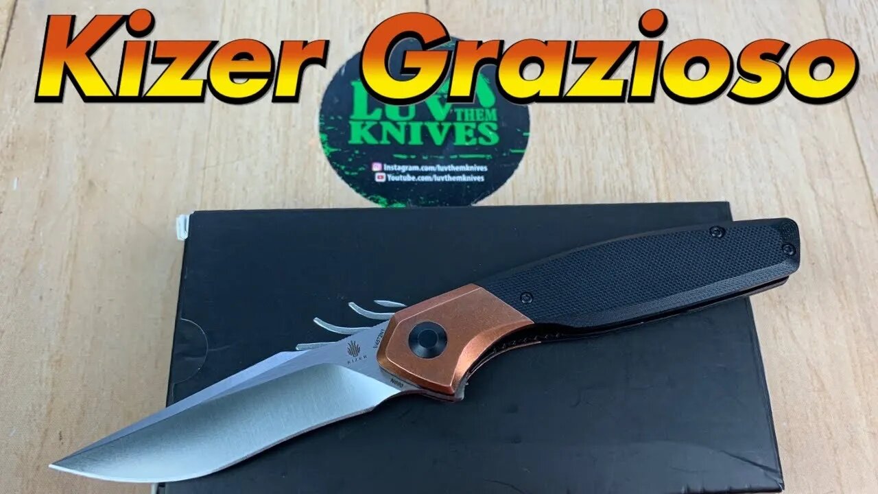 Kizer Grazioso / includes disassembly/ Sherif Manganas design ! Definitely a winner !