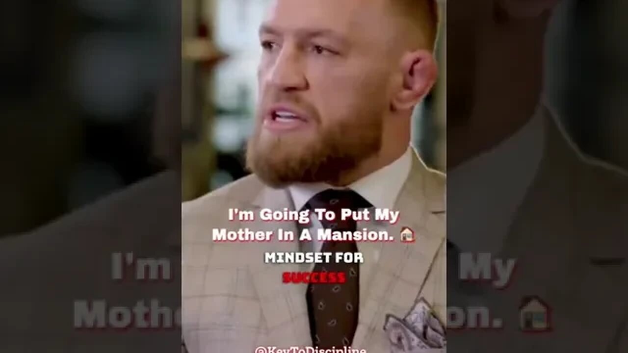 Conor McGregor Mindset For Success