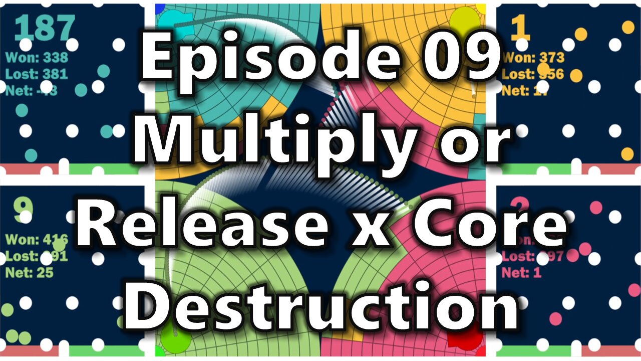 Algodoo Marble Race 09 - Multiply or Release x Core Destruction