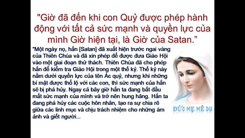 THIÊN CHÚA KHÔNG THỂ CHỊU ĐỰNG ĐIỀU NÀY THÊM NỮA - HÃY SẴN SÀNG CHO SỰ THAY ĐỔI SẮP TỚI.
