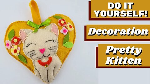 DIY - How to Make Cute Kitten Decoration