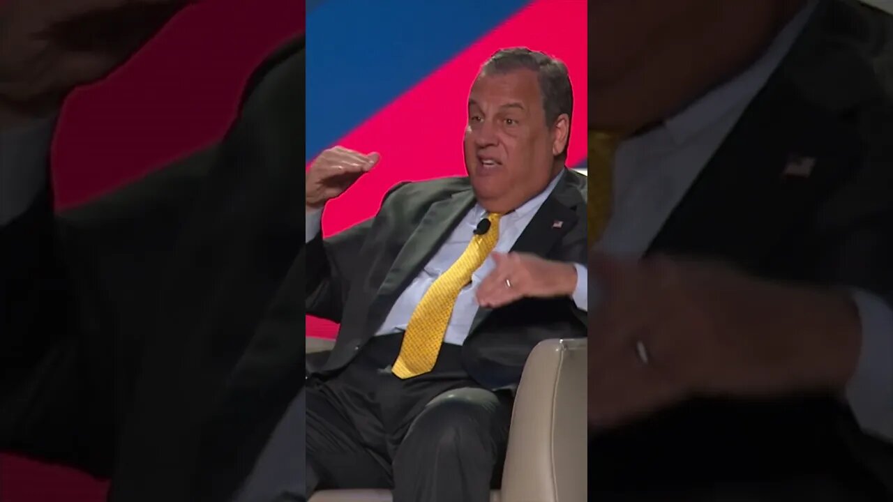 Chris Christie explains the budget deficit at The Gathering.