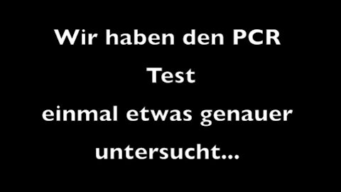 PCR-Test - WAS IST DAS? Morgellons?