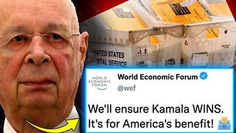 WEF Insider Reveals 30M Fake Ballots Ready To Be Injected Election Night - The People's Voice 10/23/24