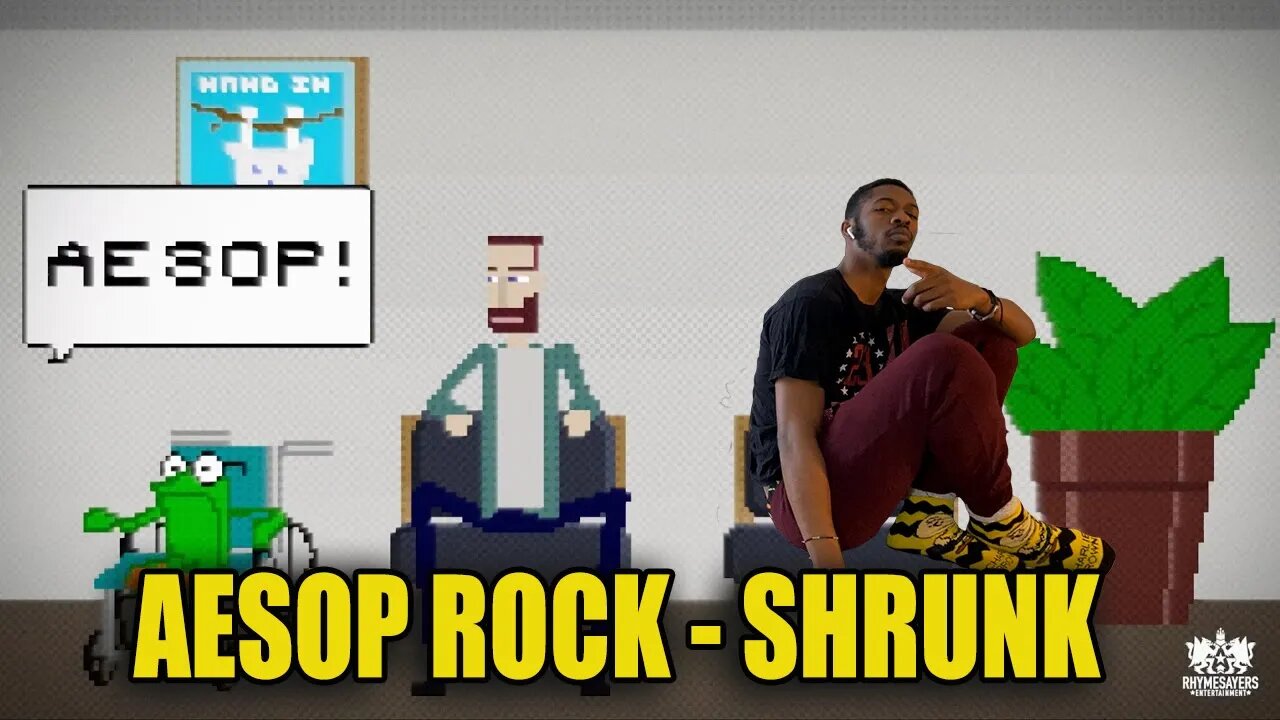 HE NEEDS THERAPY! | Aesop Rock - Shrunk (Official Video) | Reaction