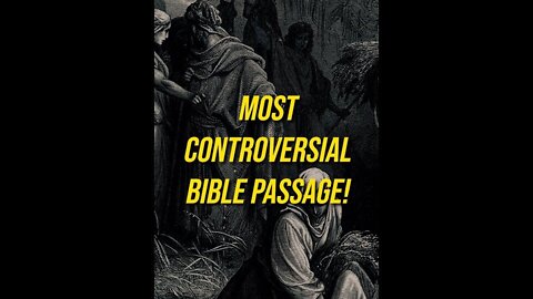 Most CONTROVERSIAL Passage in the Bible! 😱🥶📖 #shorts