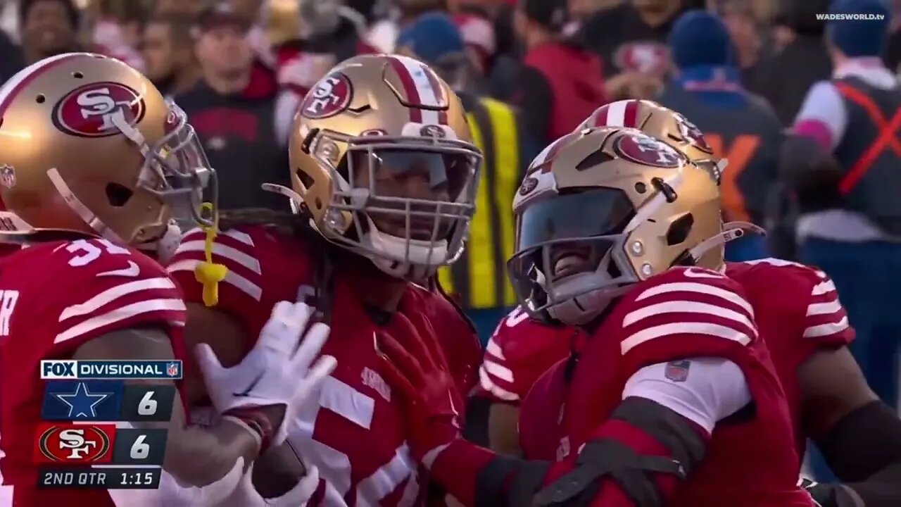 Dak throws 2nd interception, picked off by Warner | #DALvsSF #playoffs | 1/22/23
