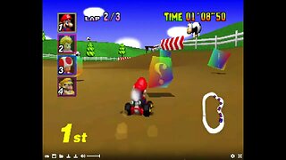 Mario Kart 64 - Mushroom Cup Gameplay