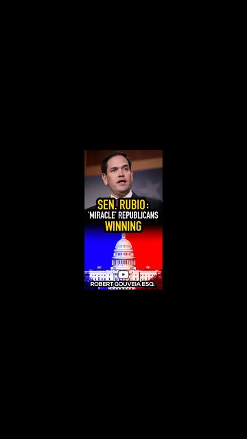 Sen. Rubio: 'Miracle' Republicans WINNING Anywhere #shorts