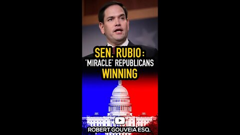 Sen. Rubio: 'Miracle' Republicans WINNING Anywhere #shorts