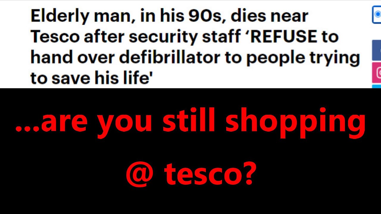 ...are you still shopping @ tesco?