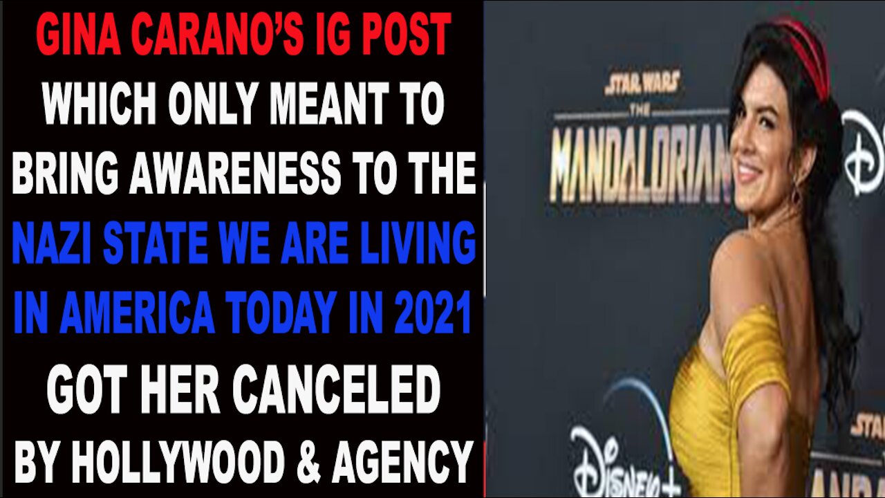 Ep.293 | GINA CARANO WAS CANCELED FOR EXPOSING THE FASCIST STATE WE ARE LIVING IN AMERICA IN 2021