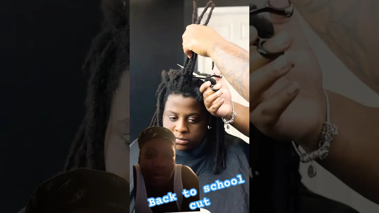 That look says it all. #blackyoutube #cutoffdreads#backtoschool#haicut#short