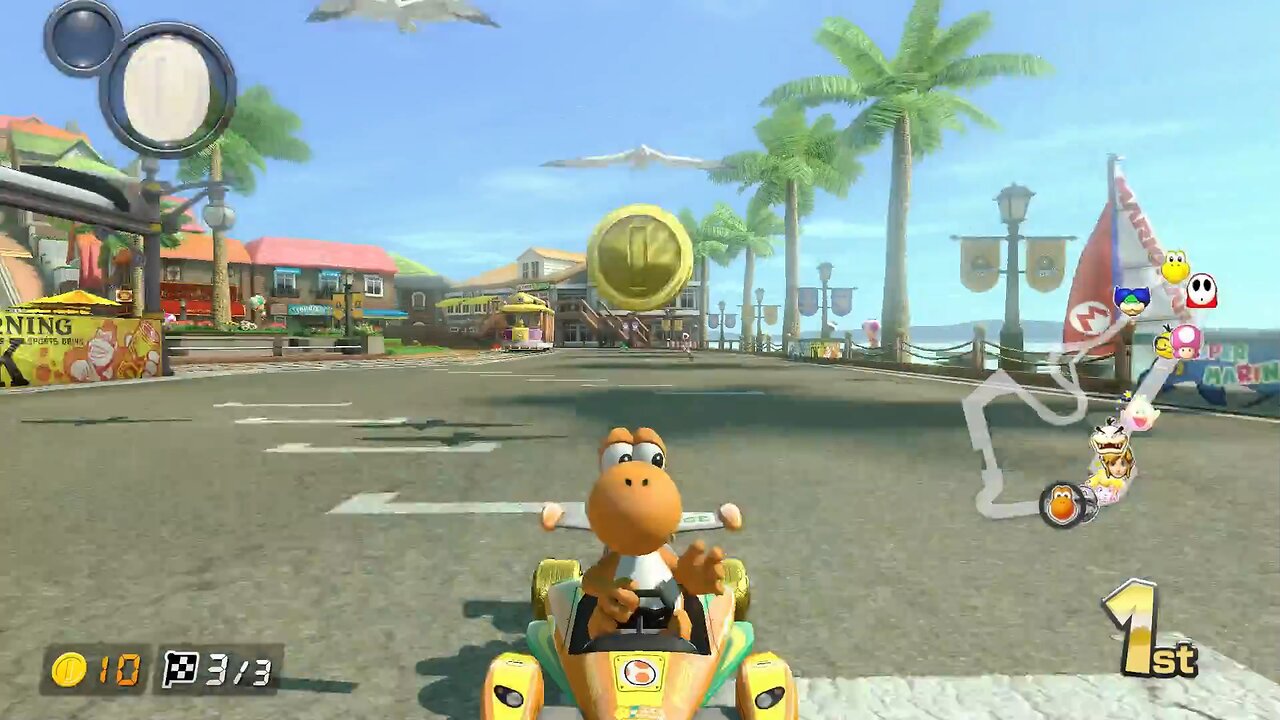 First Place In All Mario Kart Tracks Frantic Items, 200cc And Hard CPU Part 6