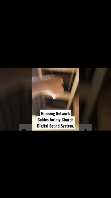 Crawling Through Cramped Spaces to run CAT6 Cable