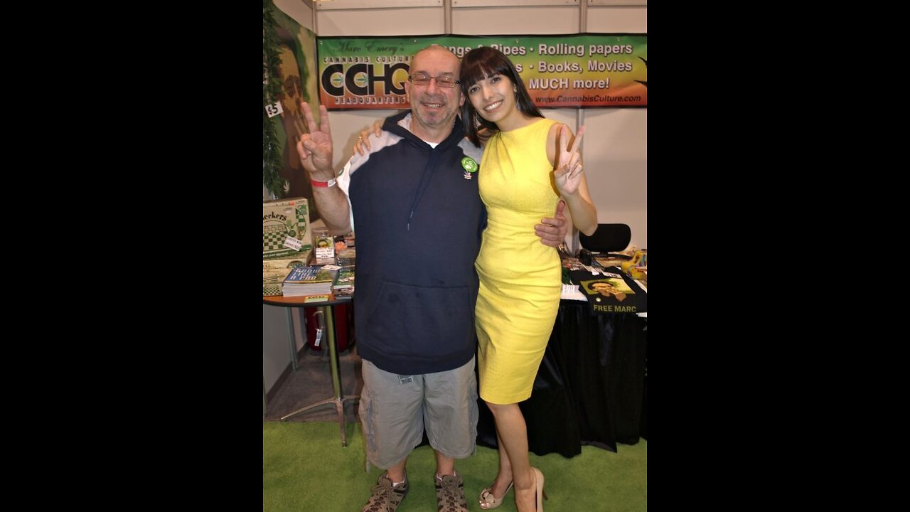 Jodie Emery and Casper Leitch at the 2012 Seattle Hempfest