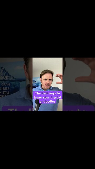 What are the best ways to lower your thyroid antibodies? #hashimotos #lowthyroid