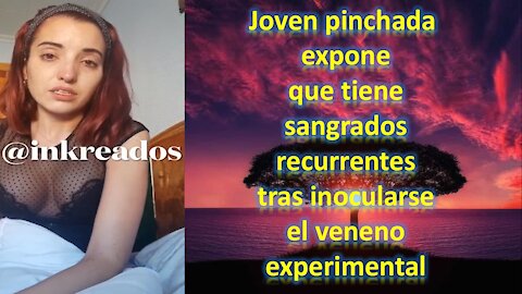 Joven inoculada da testimonio de la secuela que le provocó esa sustancia experimental