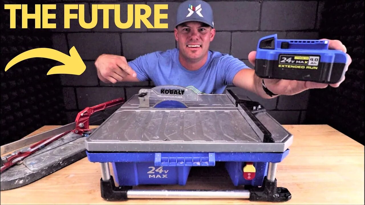 Is This The Future of Tile Saws? Kobalt 24V Brushless Tile Saw Surprised Me!