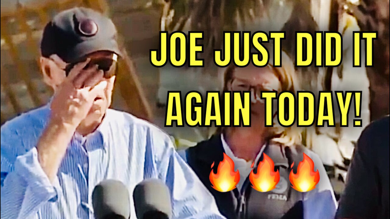 Joe Biden just told his FAKE FIRE STORY again! 🔥🔥🔥🤦‍♂️