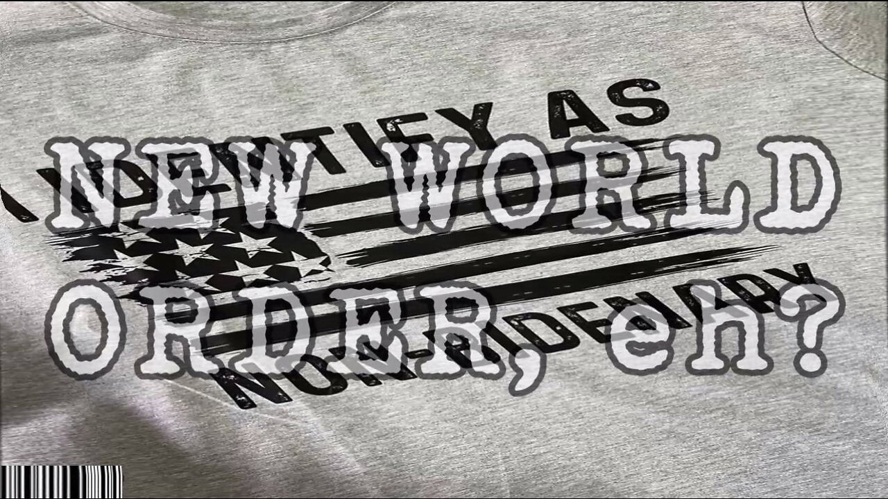 NEW WORLD ORDER, eh? I IDENTIFY AS NON-BIDENARY