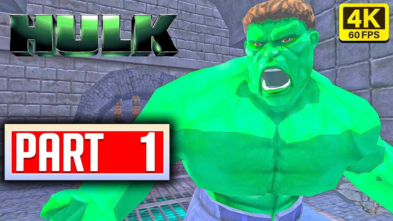 HULK Gameplay Walkthrough PART 1 No Commentary [4K 60FPS] (PC UHD)