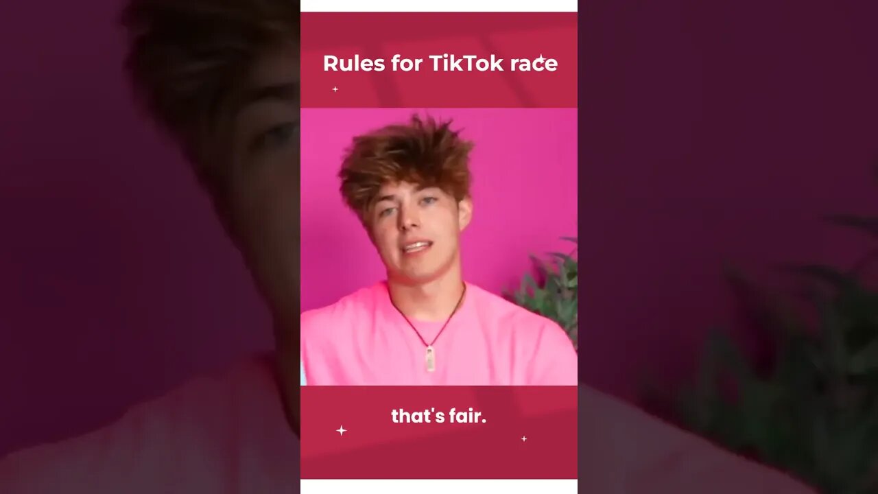 Rules for tiktok race | ben azelart,brent rivera,Lexi rivera, |