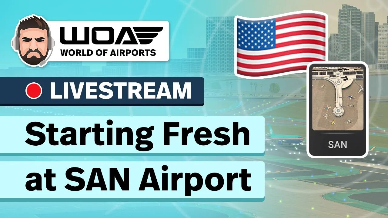 LIVE - FRESH Start at SAN / San Diego in World of Airports