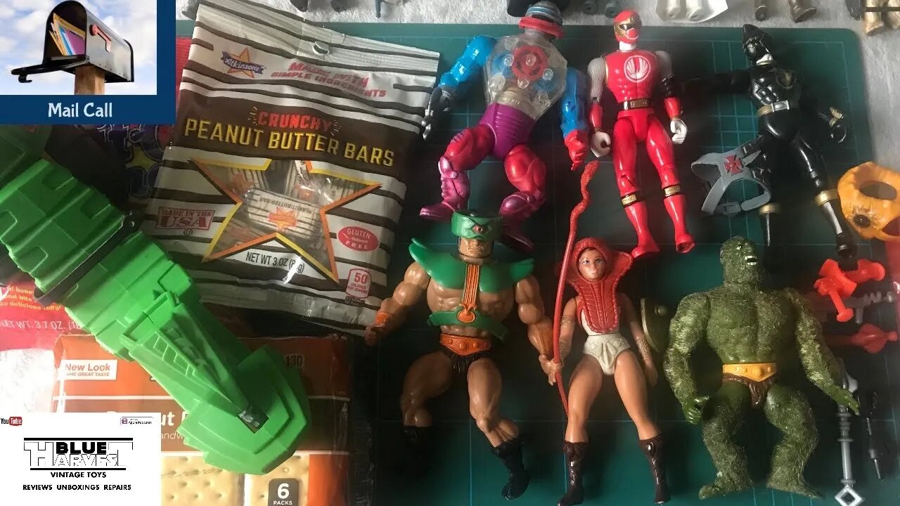 AMAZING MOTU POWER RANGERS AND CANDY FAN UNBOXING