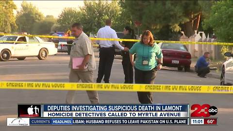 KCSO investigating a suspicious death in Lamont