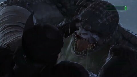 Batman Brutally Pummels Killer Croc (Boss Fight)