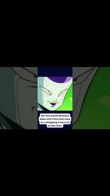 Did you know that GOKU VS FRIEZA .....