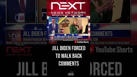 Jill Biden FORCED to Walk Back Comments #shorts