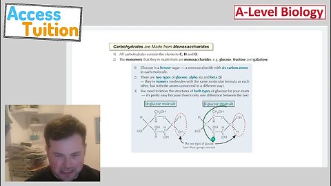 A Level Biology Y12 Biological Molecules Revision