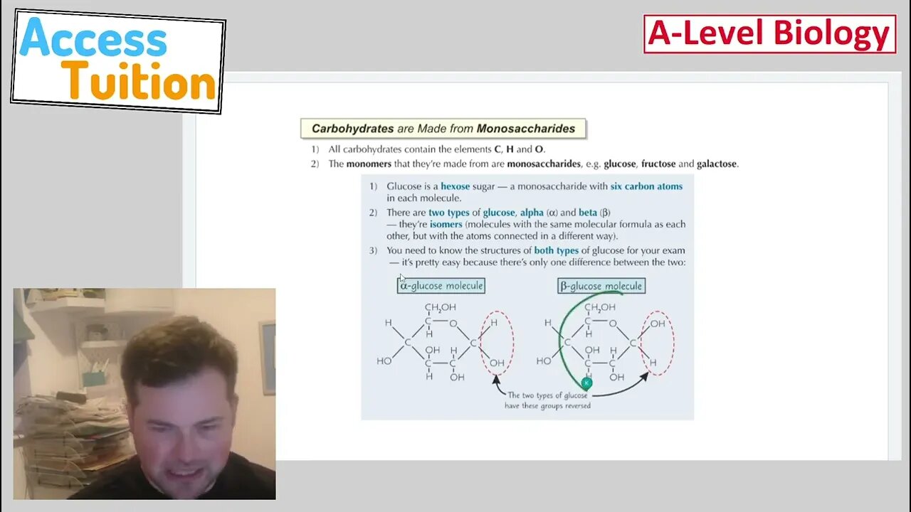 A Level Biology Y12 Biological Molecules Revision