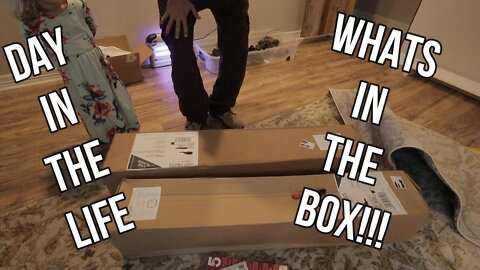 Day In The Life Of a Family Of 8/ Whats in The Box/ DIY Floating shelves!!!