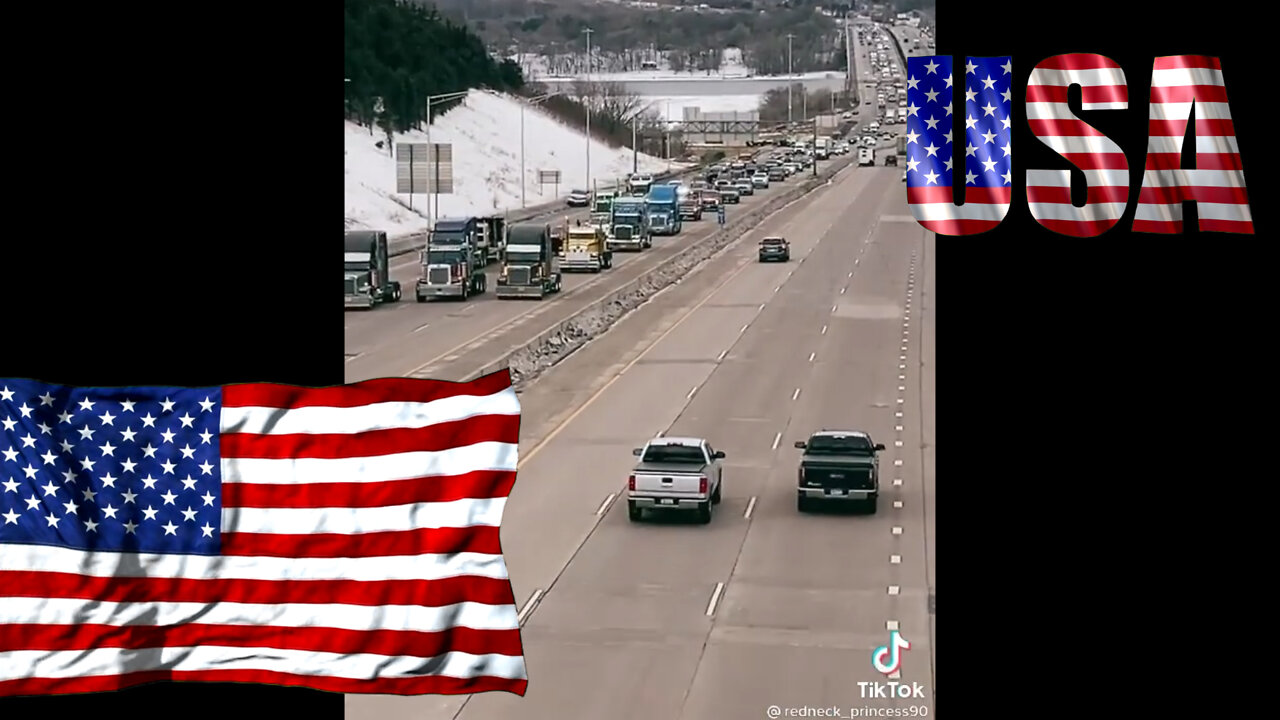 WASHINGTON OCCUPIED - DC CONVOY ARRIVES