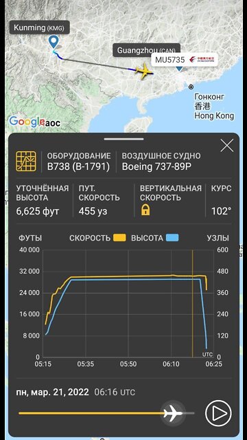 A Boeing 737 crashed in China