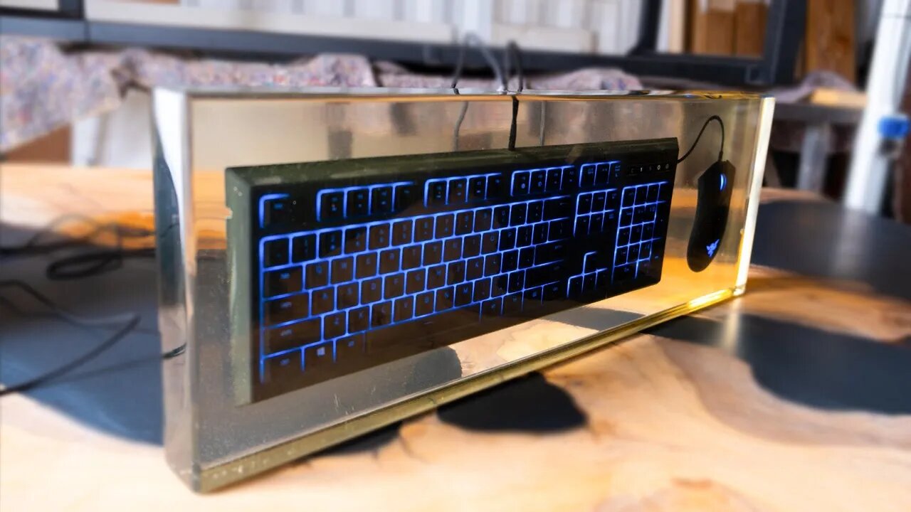 Epoxy My Keyboard And Mouse | Fun Project