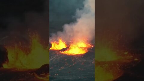 Volcano Bubbling And Boiling Away. #trending #shorts #viral #video #volcano #lava #viralvideo