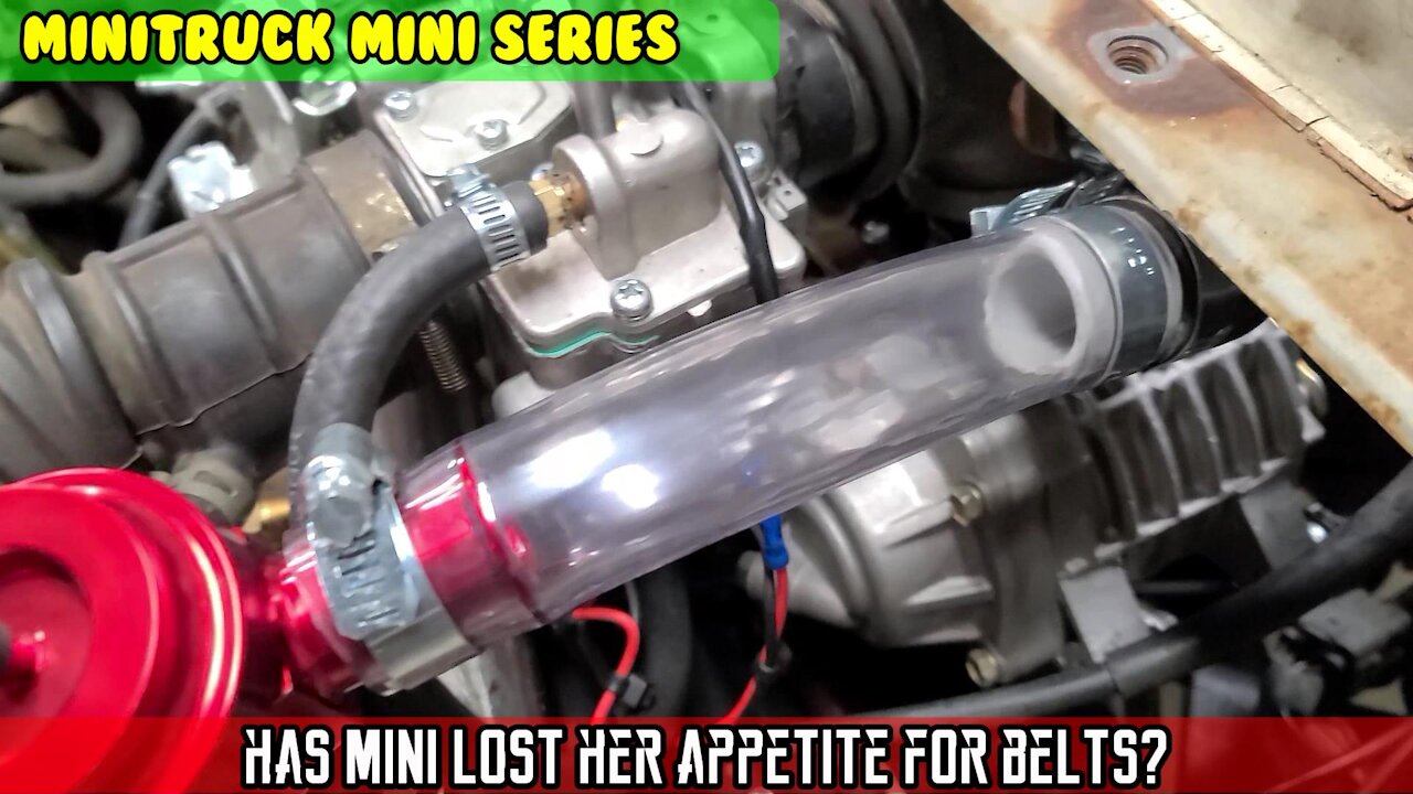 Mini-Truck (SE06 E12) BELT ISSUE FINALLY SOLVED? Has mini lost her appetite for eating belts?