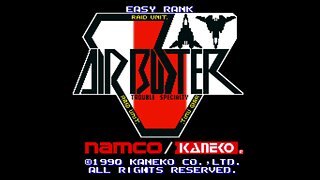 Air Buster Arcade Game, Kaneco Namco 1990, Longplay